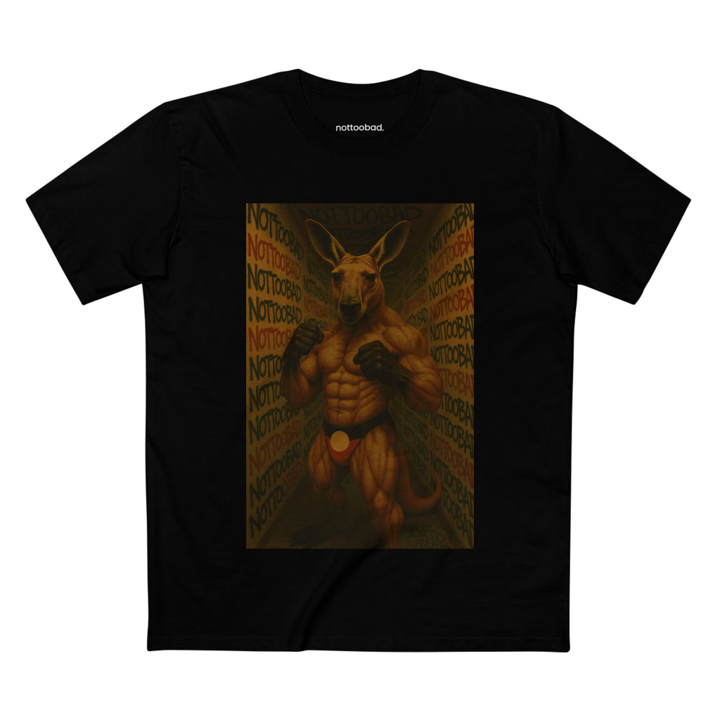GymRat Aussie – nottoobad Heavy Weight Cotton T-Shirt