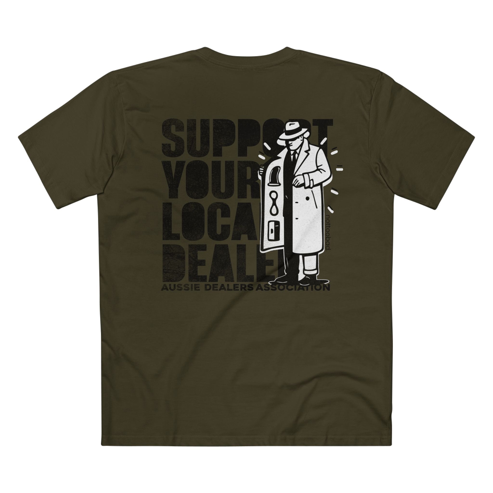 Support The Locals – nottoobad Heavy Weight Cotton T-Shirt