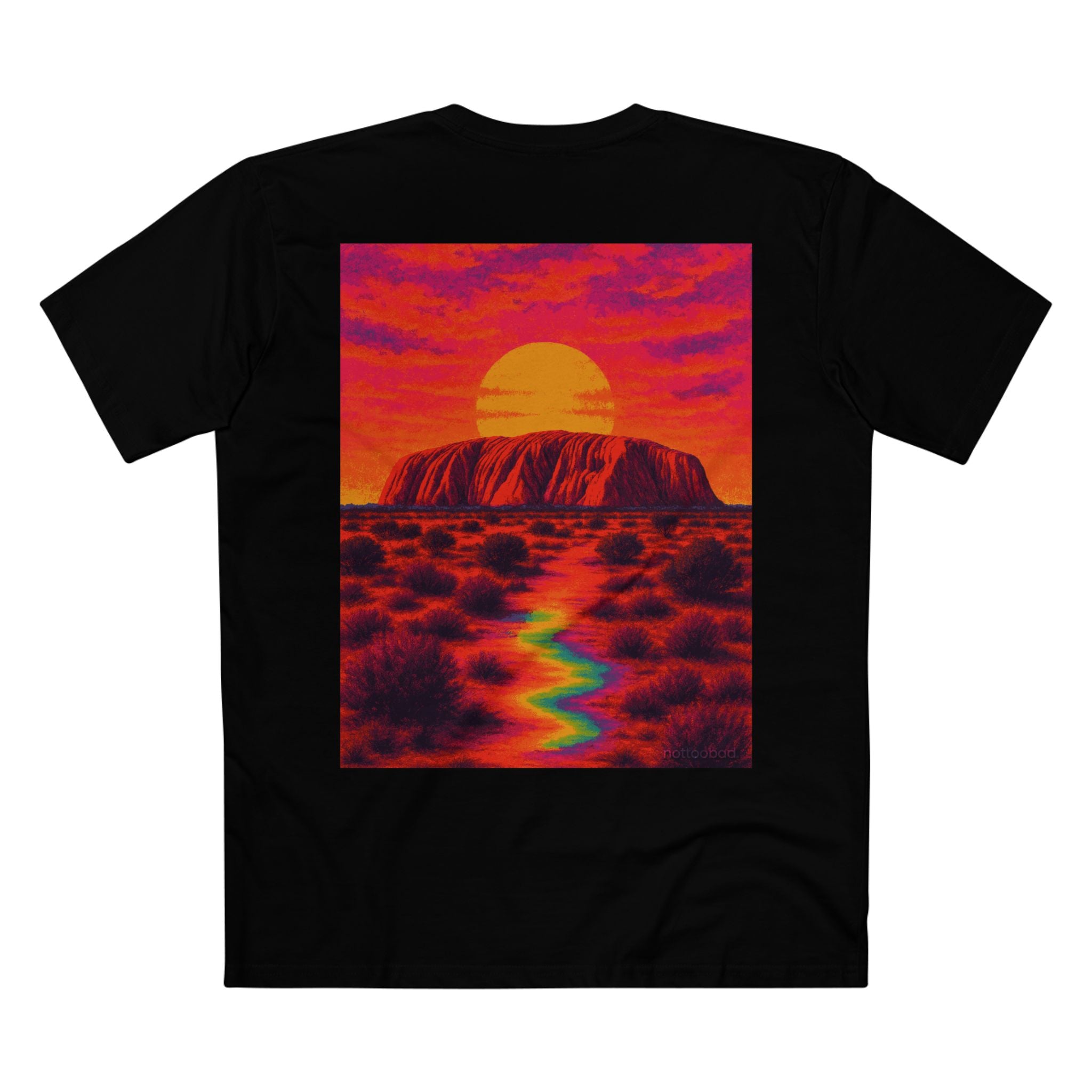 Uluru Vivid Sunset – nottoobad Heavy Weight Cotton T-Shirt
