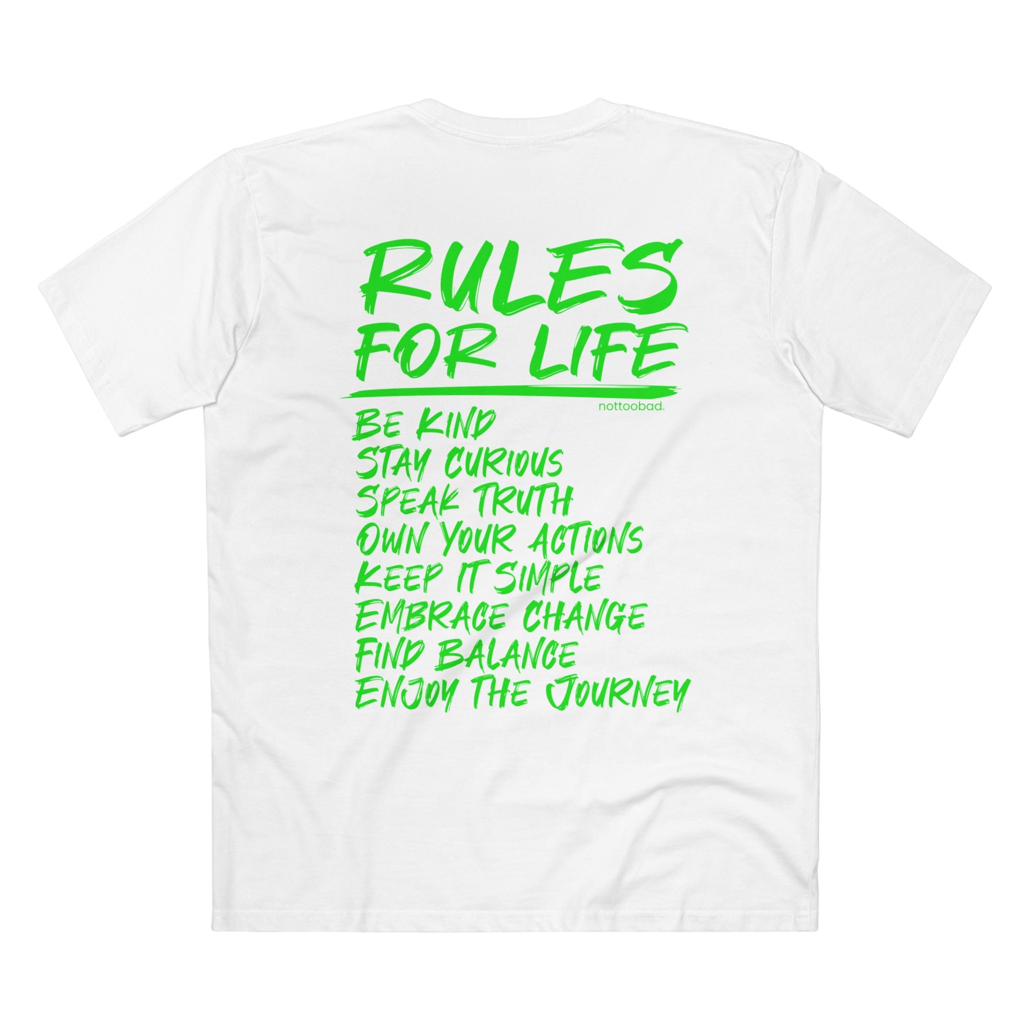 Follow your Rules for Life. – nottoobad Heavy Weight Cotton T-Shirt