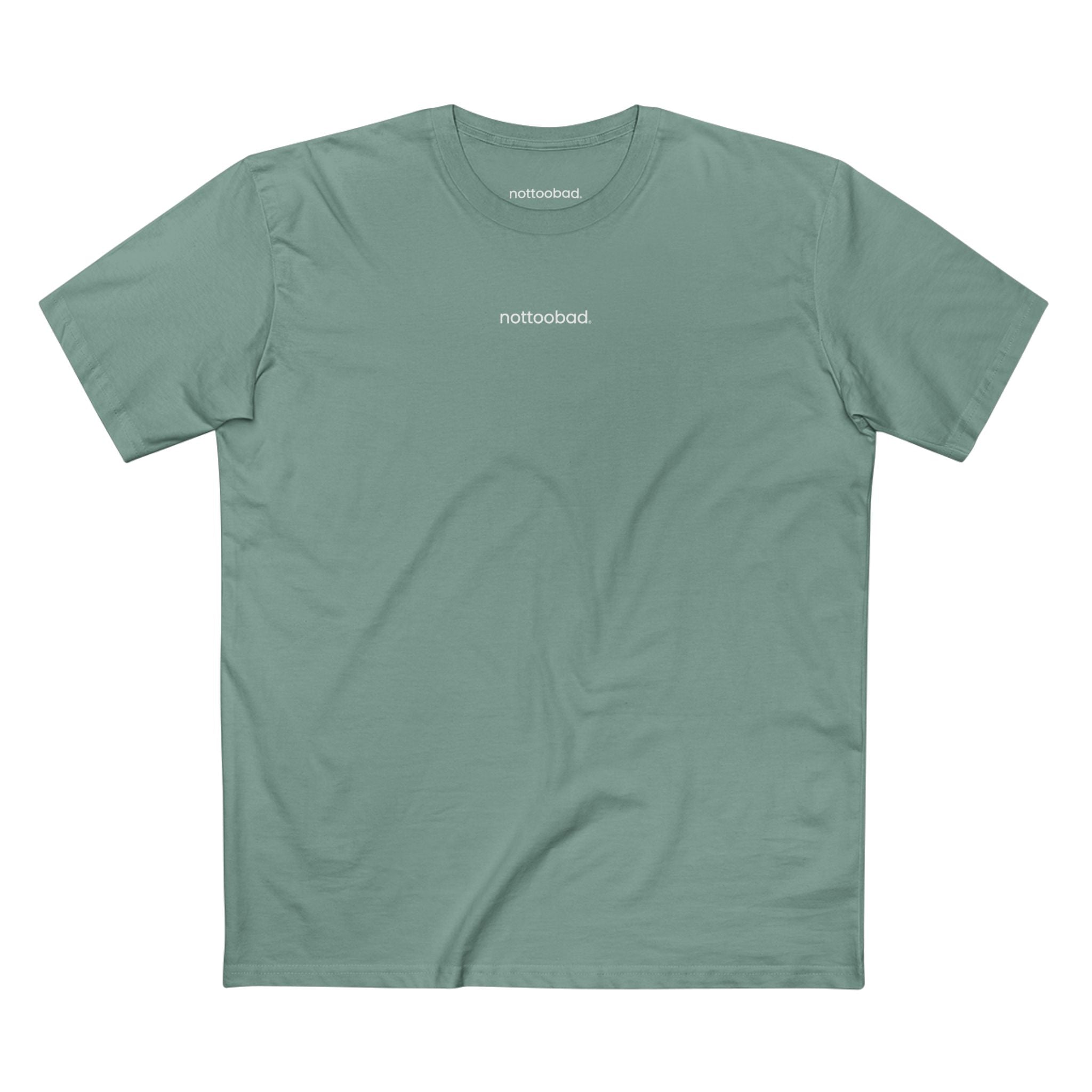 noottoobad Chest Logo Classic Tee – nottoobad Heavy Weight Cotton T-Shirt
