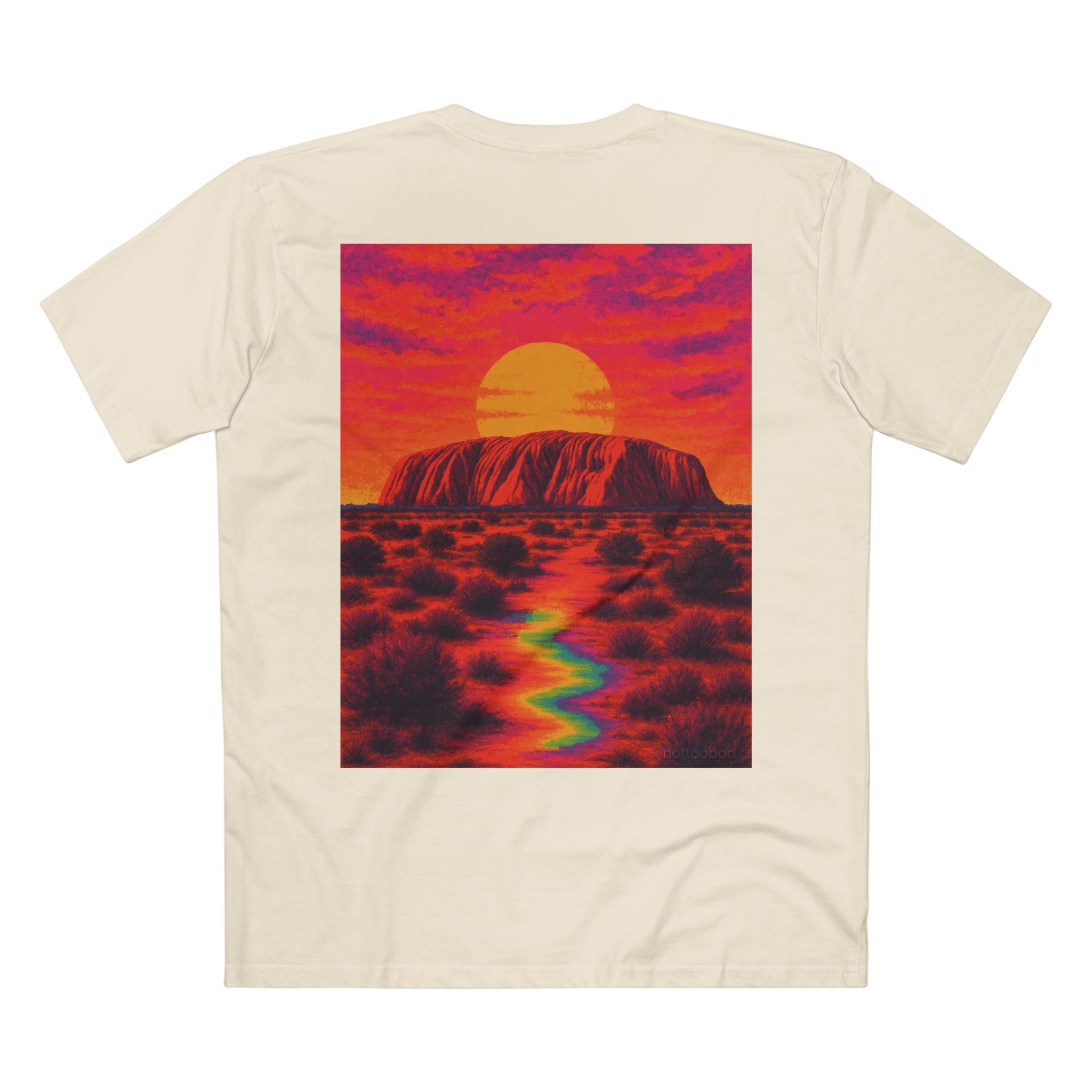 Uluru Vivid Sunset – nottoobad Heavy Weight Cotton T-Shirt