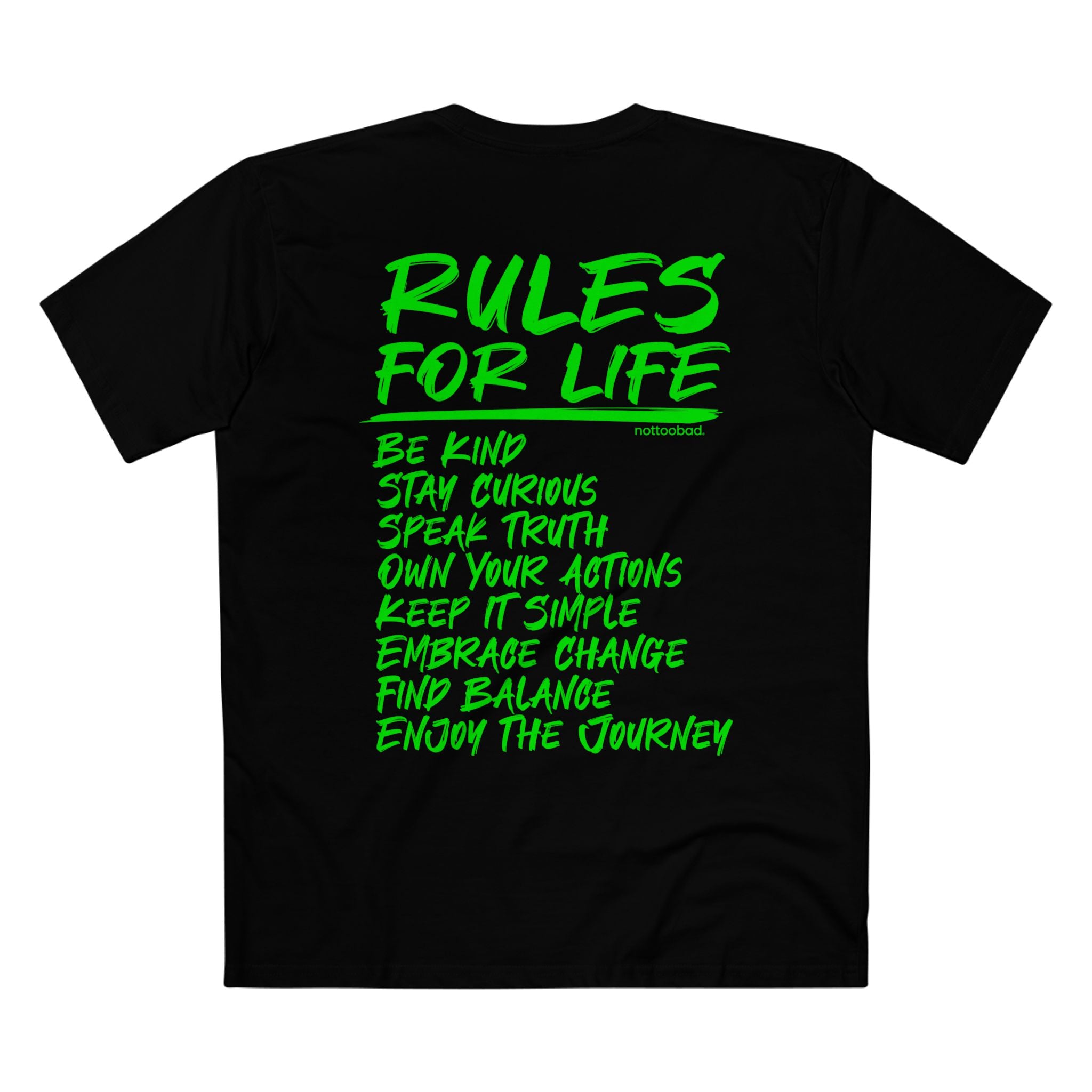 Follow your Rules for Life. – nottoobad Heavy Weight Cotton T-Shirt
