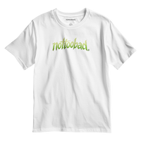 White t-shirt with 'nottoobad' logo for Aussie Legends