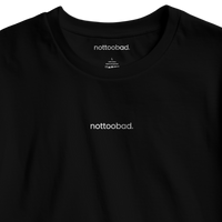 Black t-shirt with 'nottoobad' logo for Aussie Legends