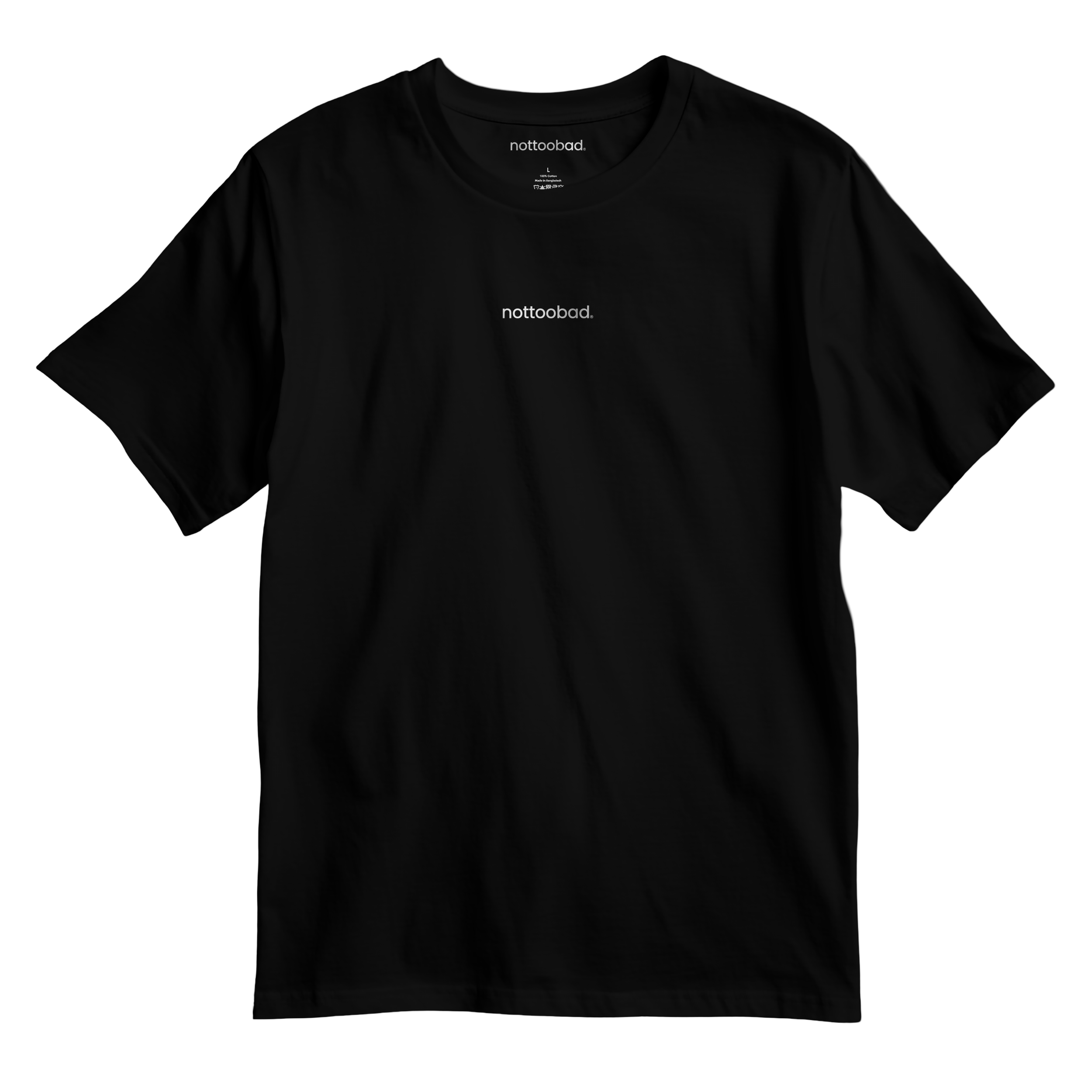Black t-shirt with 'nottoobad' logo for Aussie Legends