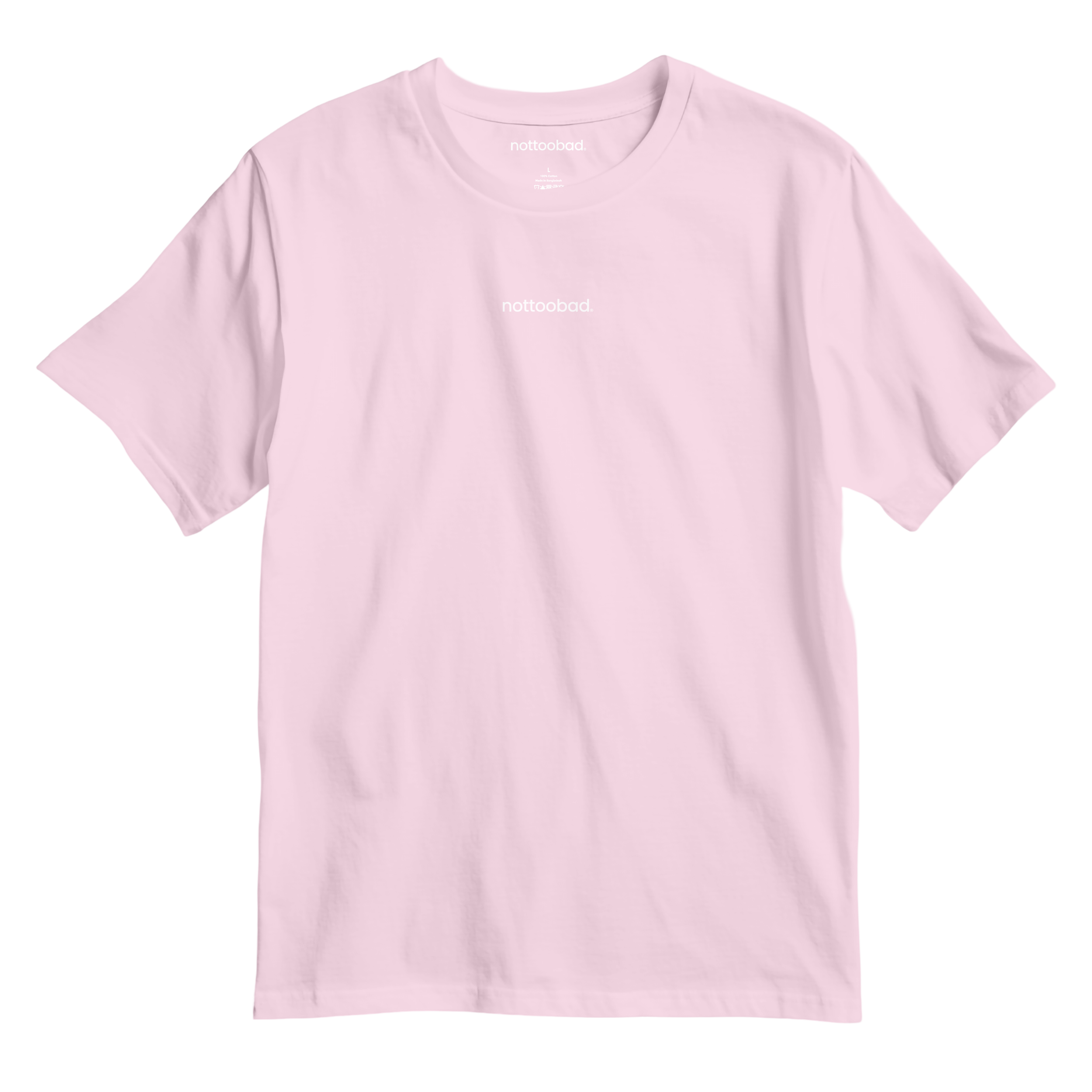 Light Pink t-shirt with 'nottoobad' logo for Aussie Legends