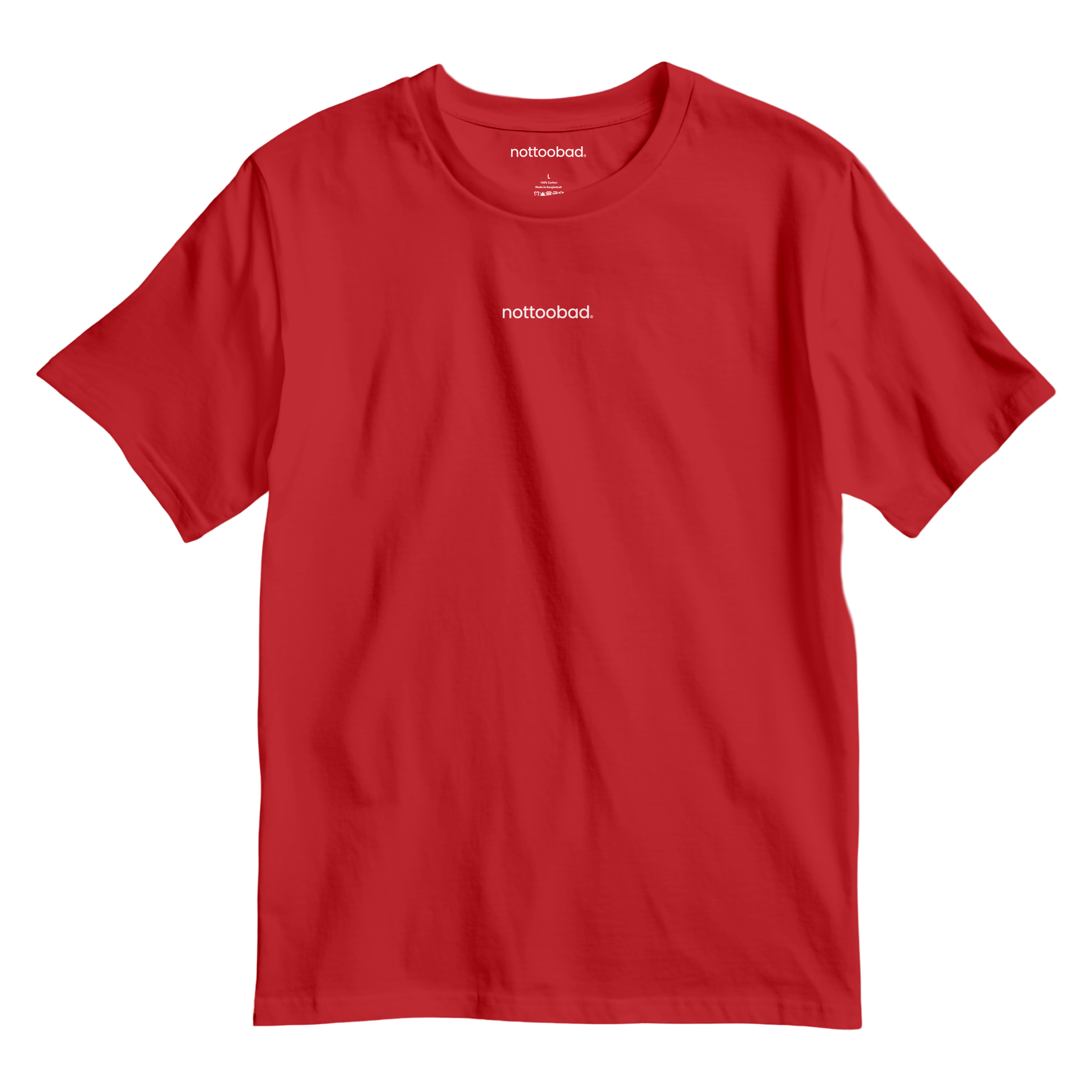 Red t-shirt with 'nottoobad' logo for Aussie Legends