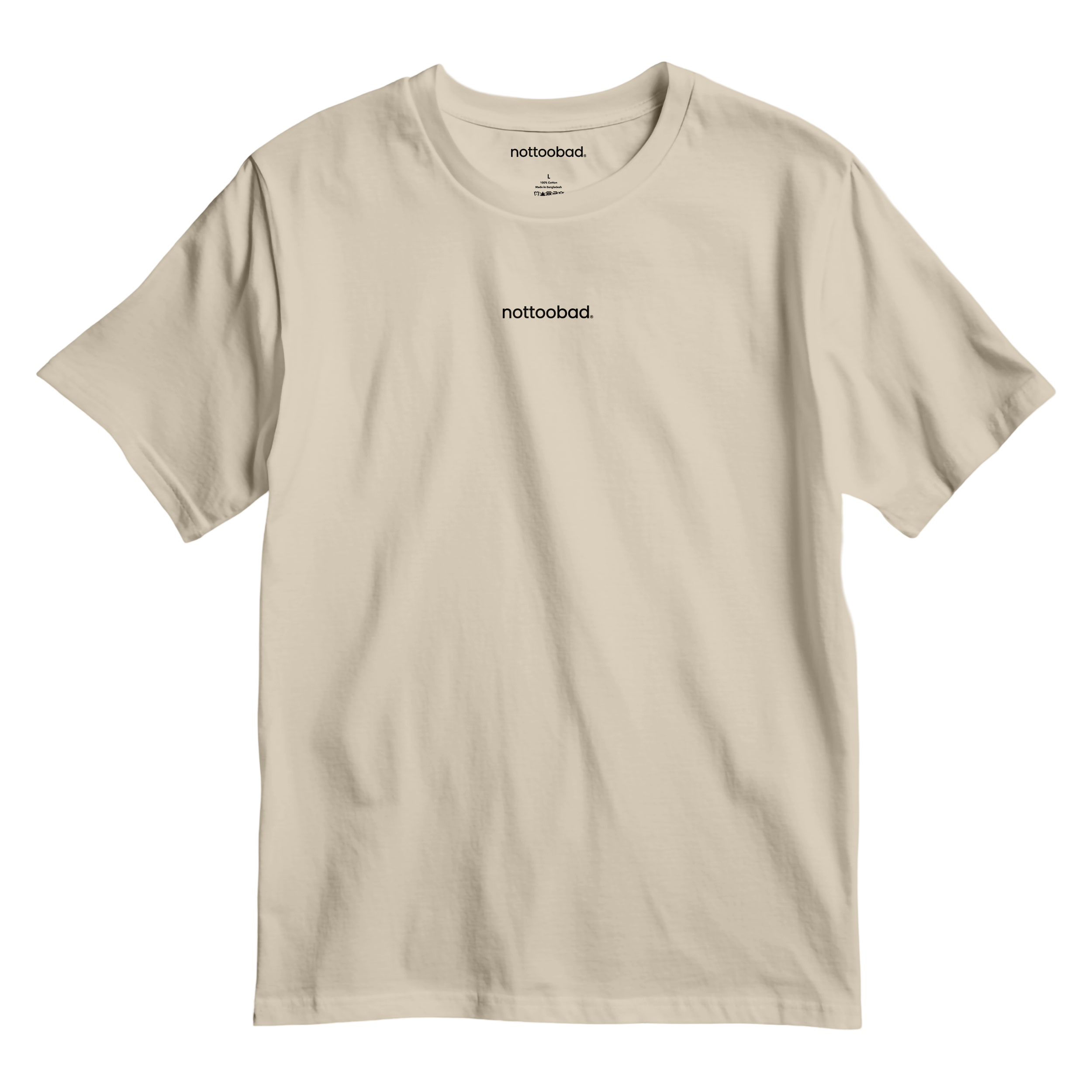 Sand t-shirt with 'nottoobad' logo for Aussie Legends