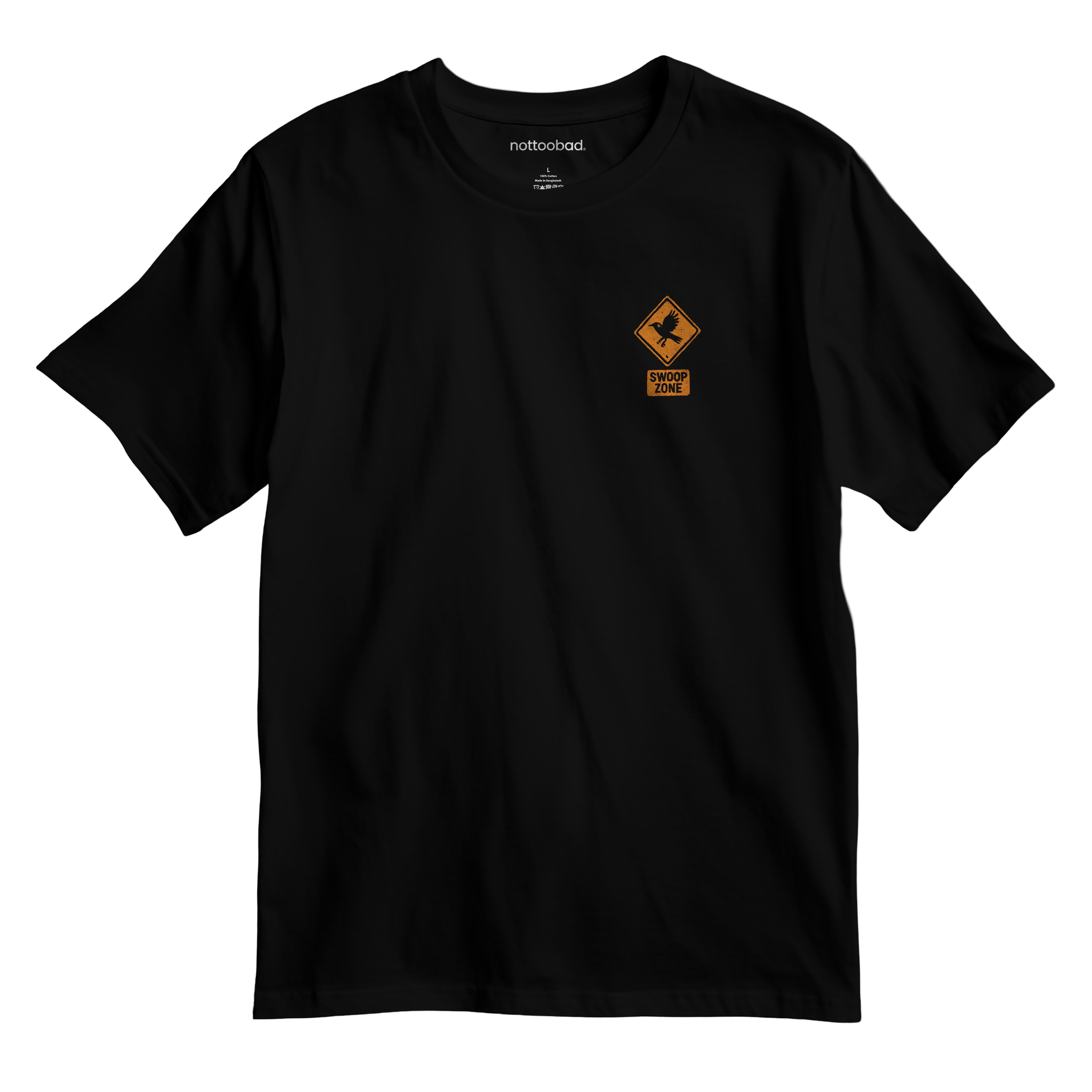 Black t-shirt Swoop Zone Magpie