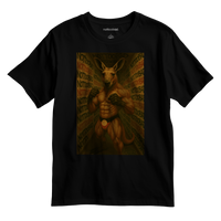 Black t-shirt with a kangaroo graphic Gym Rat