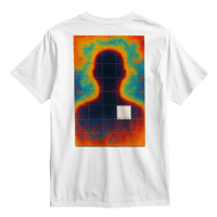 White t-shirt rave eletronic music festival lsd