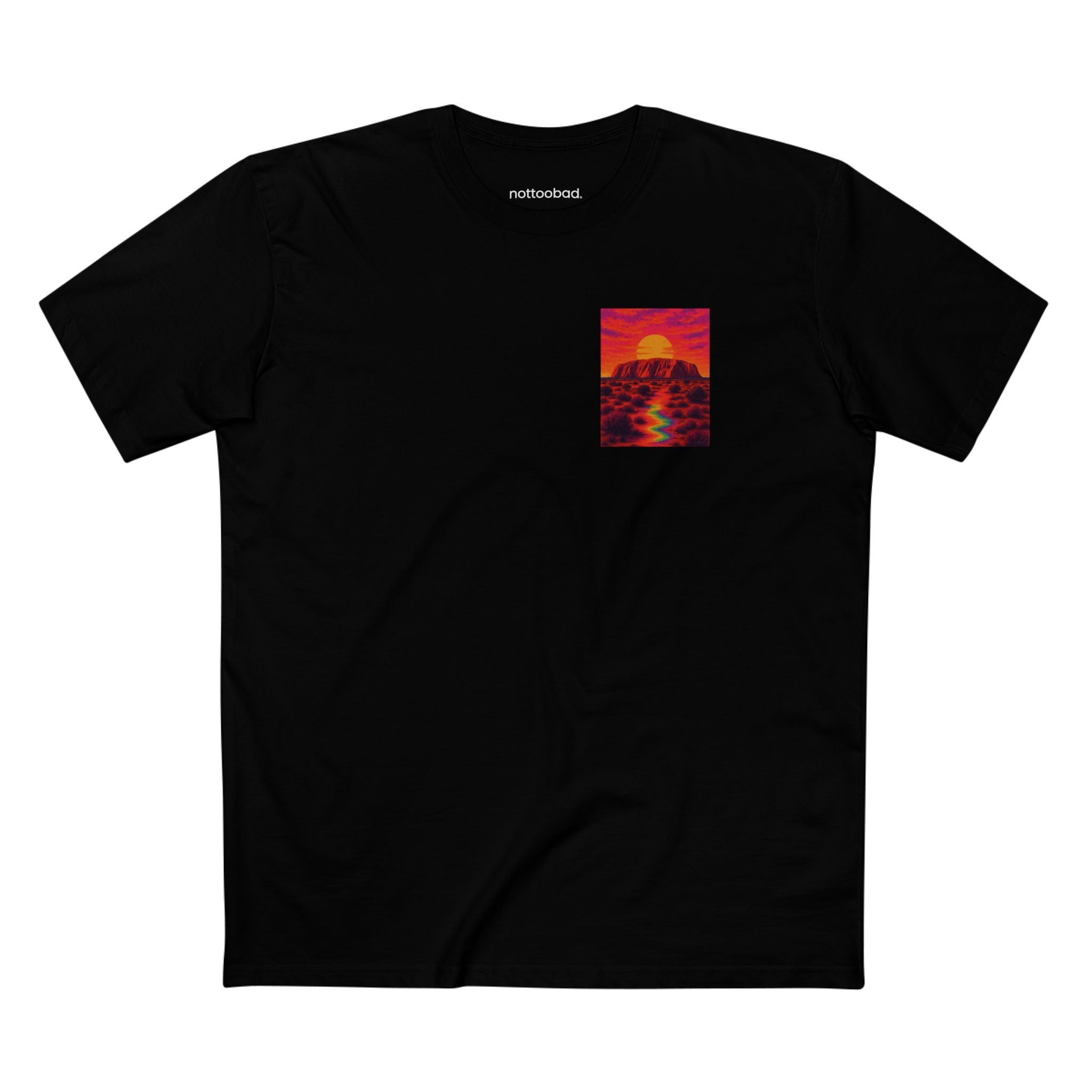 Uluru Vivid Sunset – nottoobad Heavy Weight Cotton T-Shirt