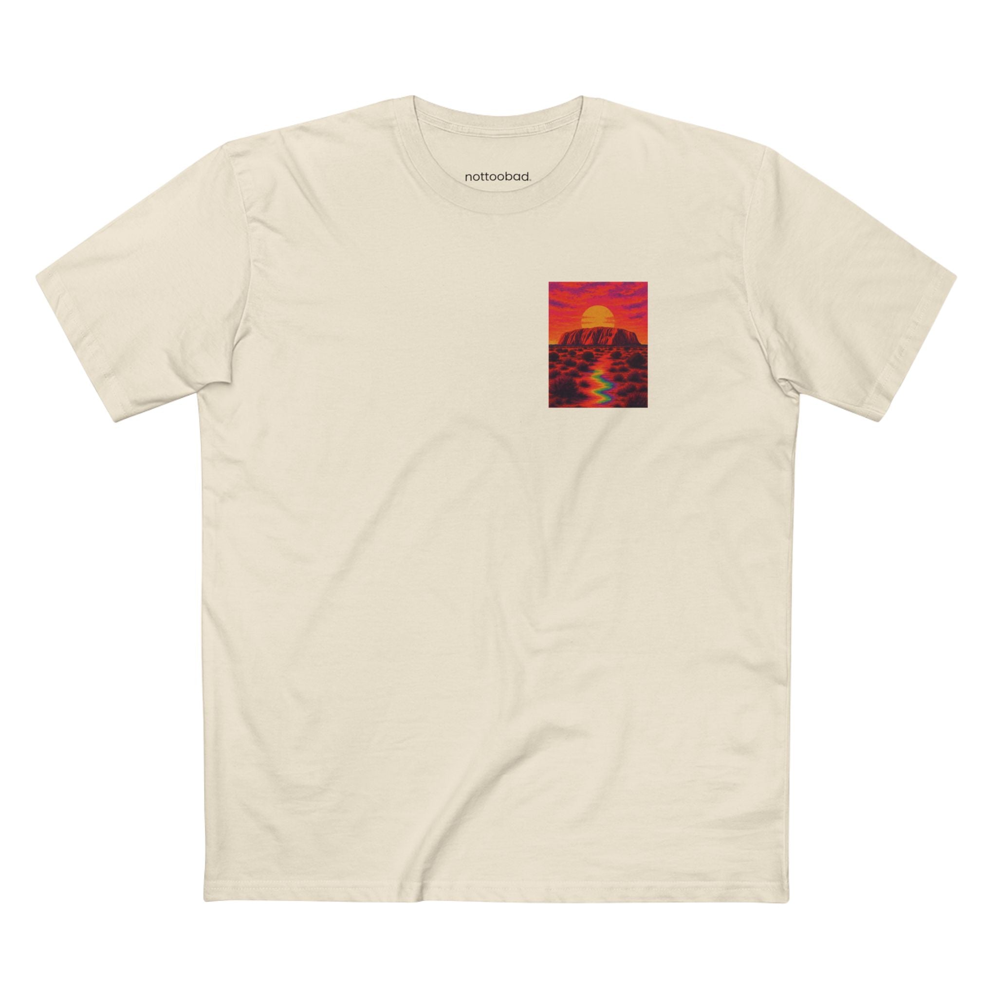 Uluru Vivid Sunset – nottoobad Heavy Weight Cotton T-Shirt