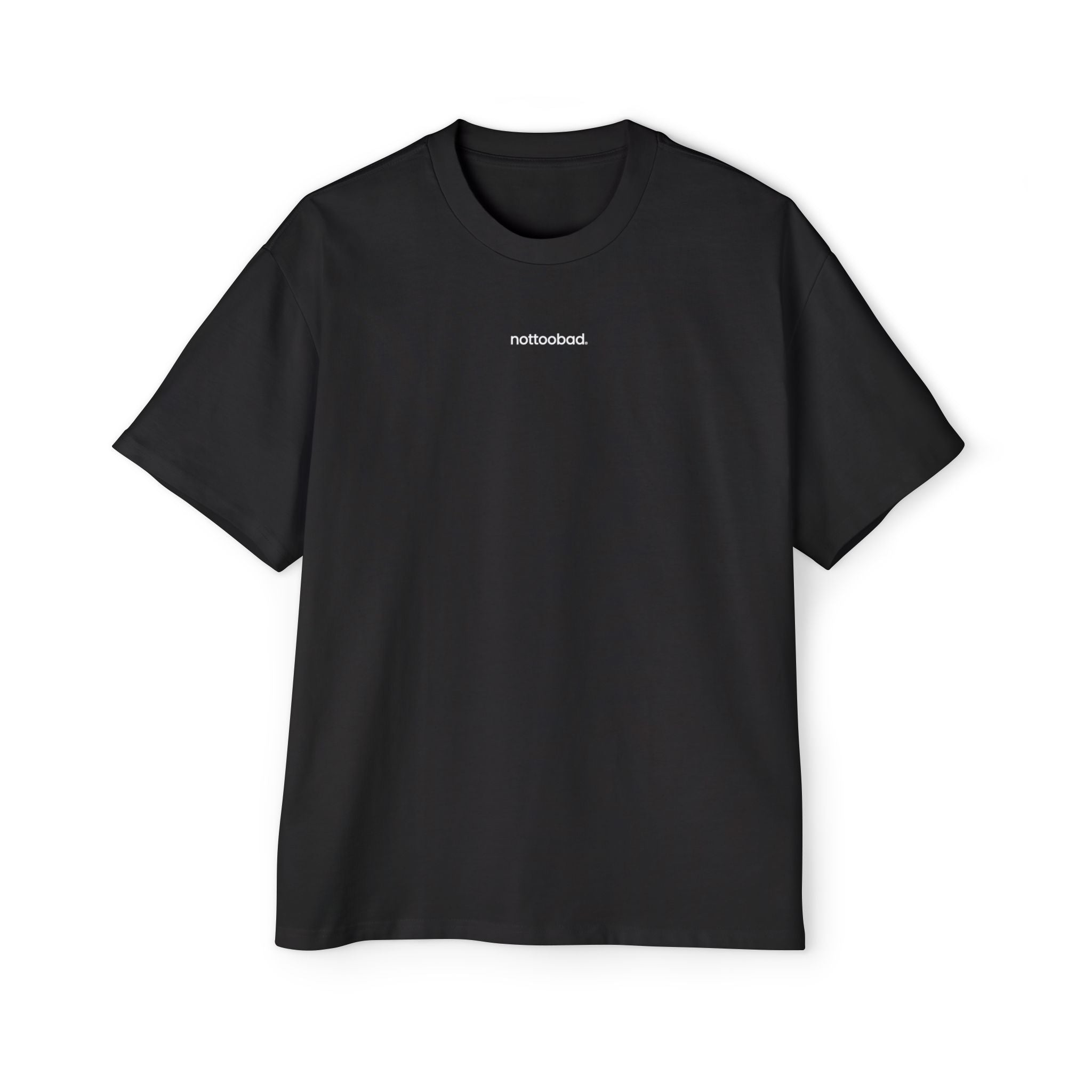 notoobad Oversized Tee, Minimalist Street Design Unisex Graphic Tee