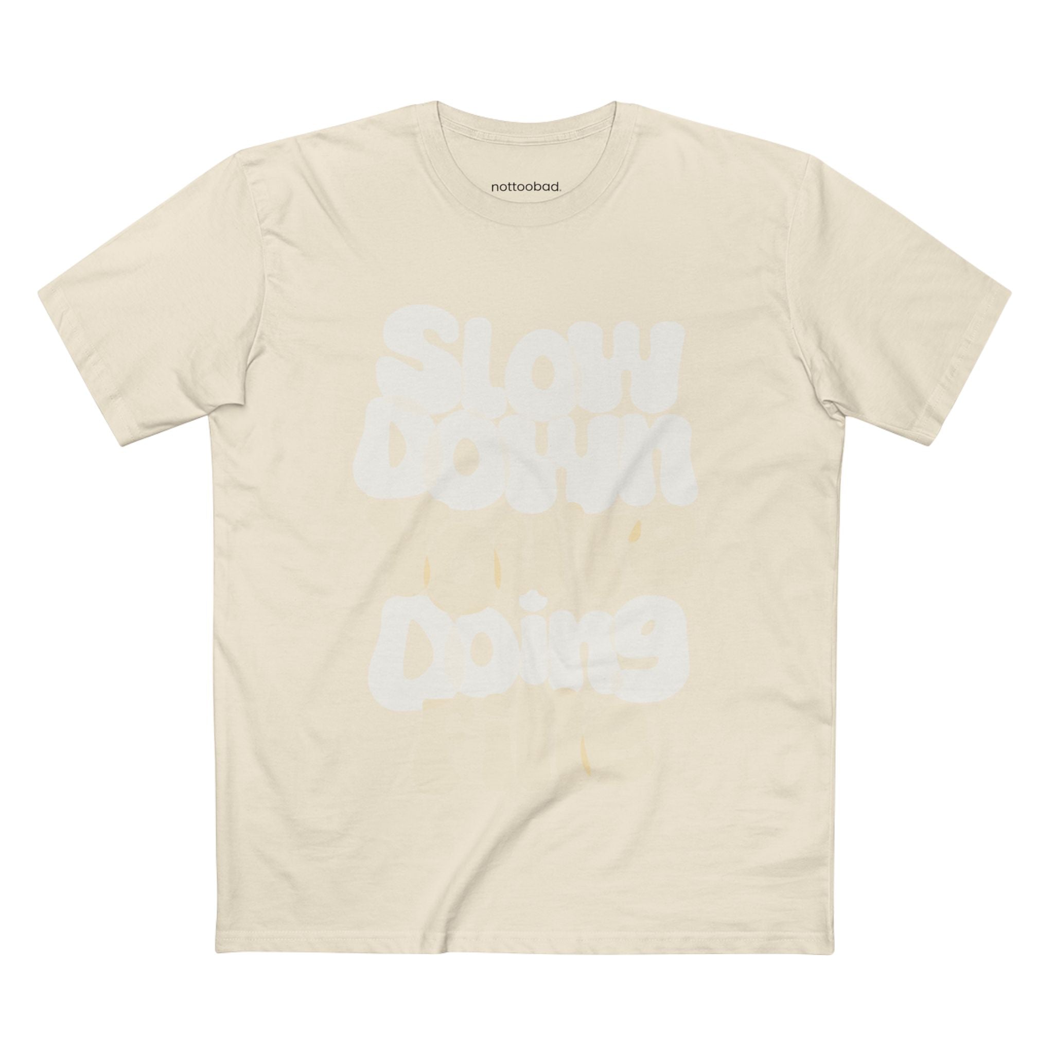 Take a Breath. Slow down. You’re doin’ fine. – nottoobad Heavy Weight Cotton T-Shirt