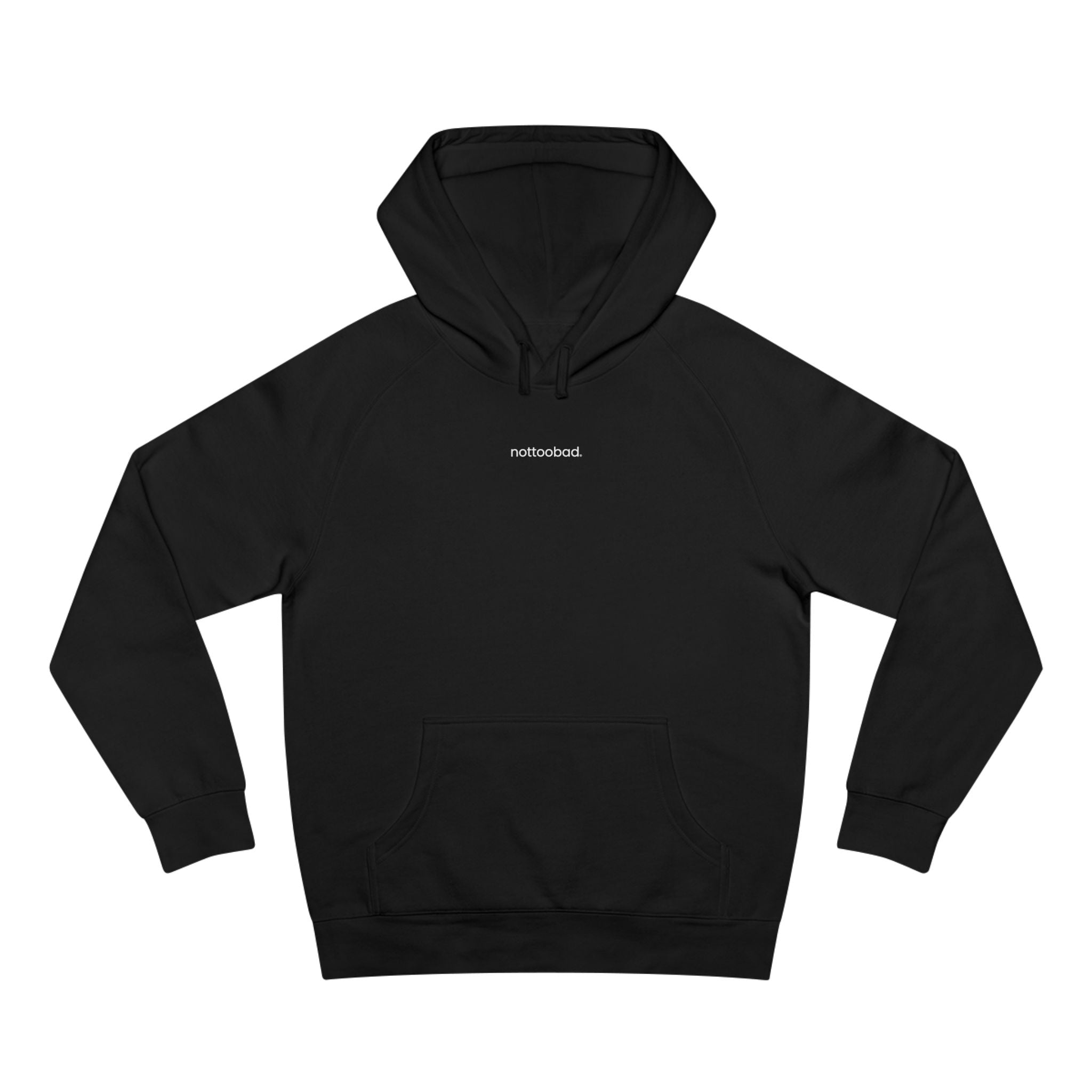 Minimalist Unisex Hoodie - 'nottoobad' - Streetwear Essentials for Everyday Style