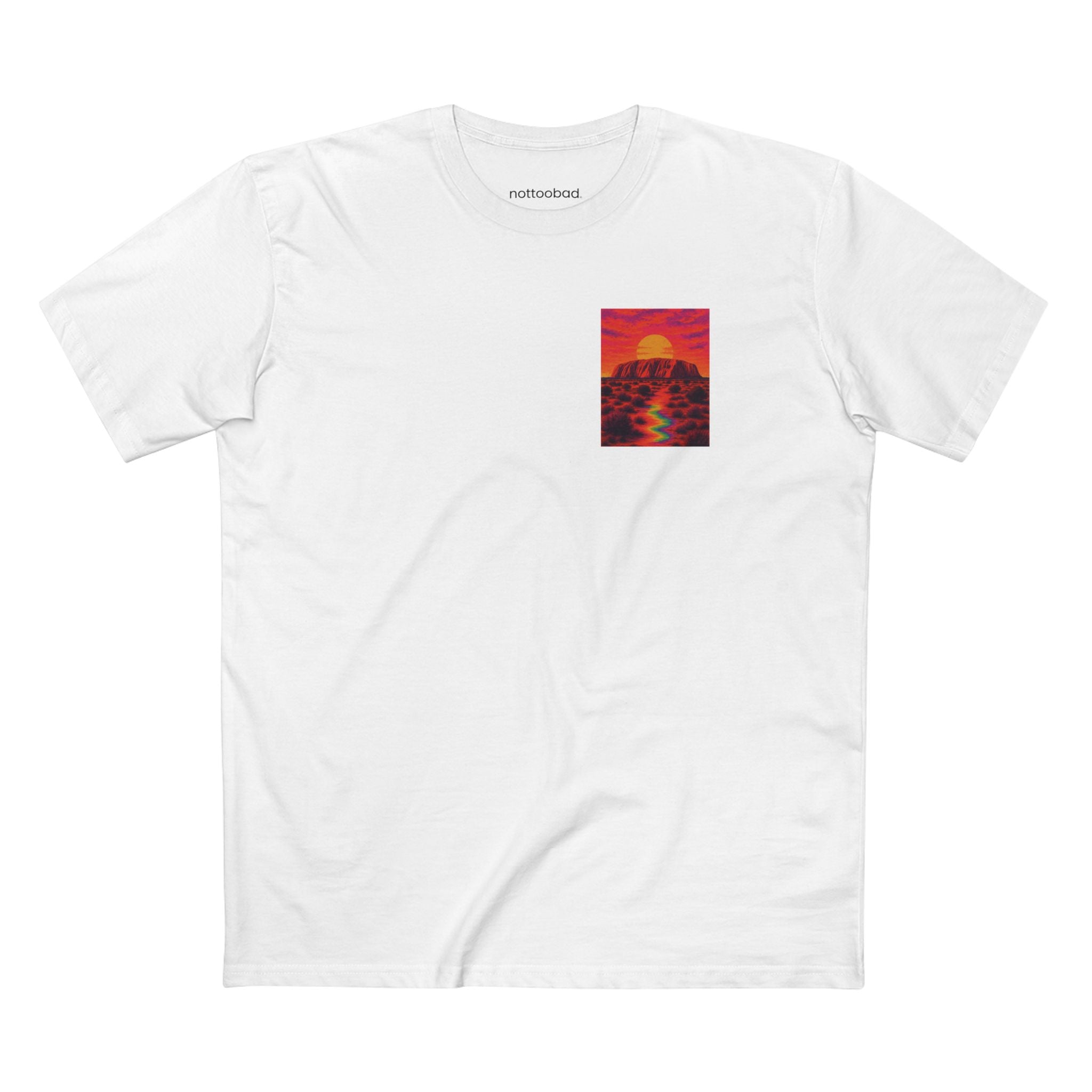 Uluru Vivid Sunset – nottoobad Heavy Weight Cotton T-Shirt
